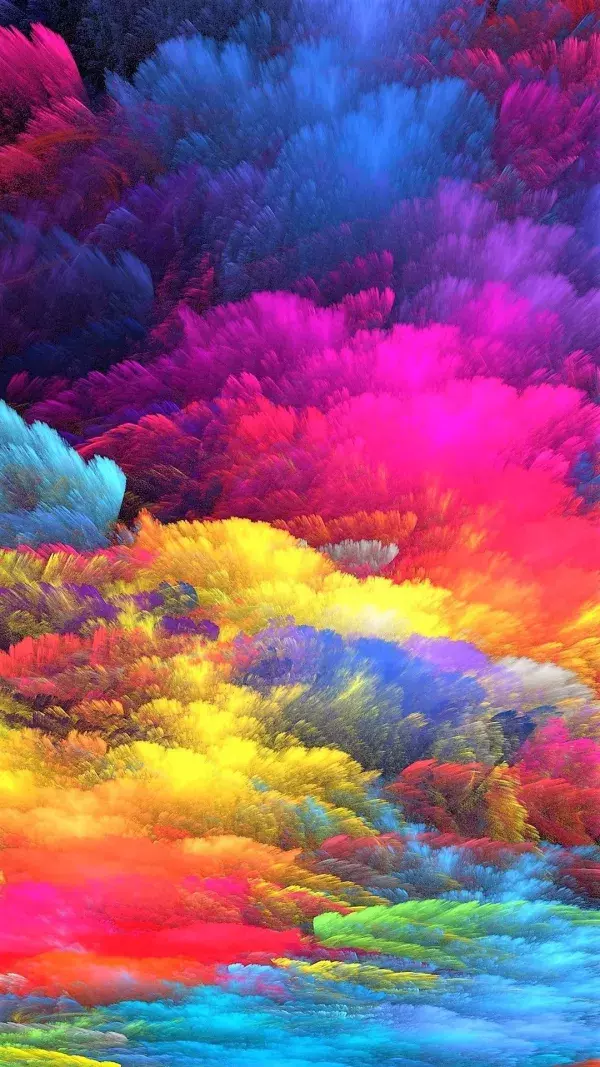 Image fullHD "explosion de peinture"