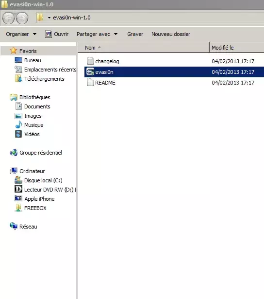 Jailbreak ios 6, étape 7: cliquez sur application Jailbreak