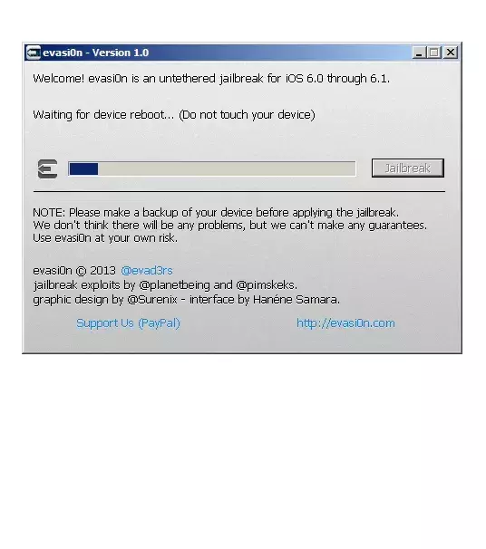 Jailbreak ios 6, étape 9: Votre téléphone va être rebooté automatiquement