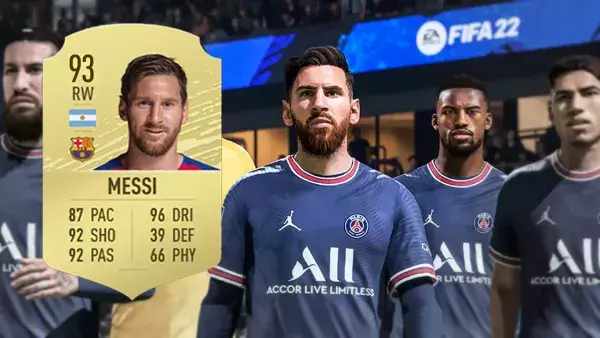 1. Lionel Messi : 93