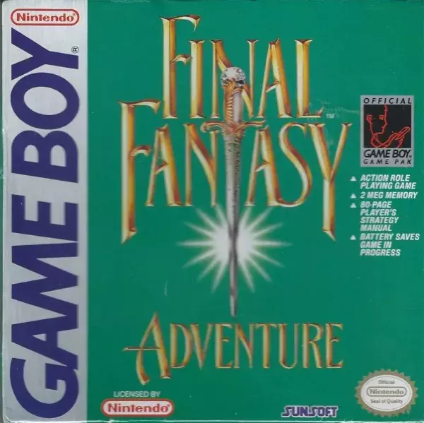 3 - Final Fantasy Adventure          