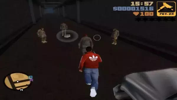 5. Le rassemblement de SDF (GTA 3)