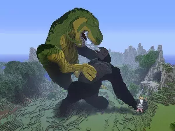 7. King Kong vs T-Rex     