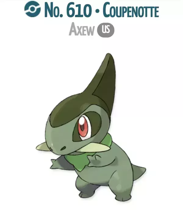 Coupenotte - Pokémon de type Dragon