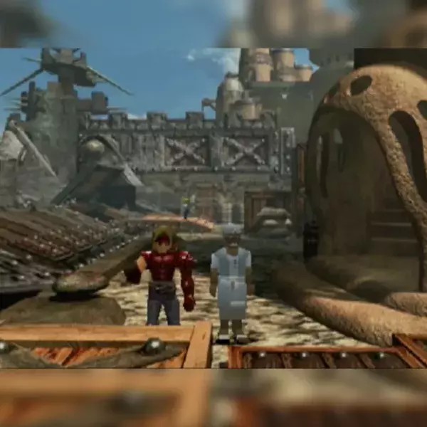 Dart vous fait coucou dans Legend of Dragoon