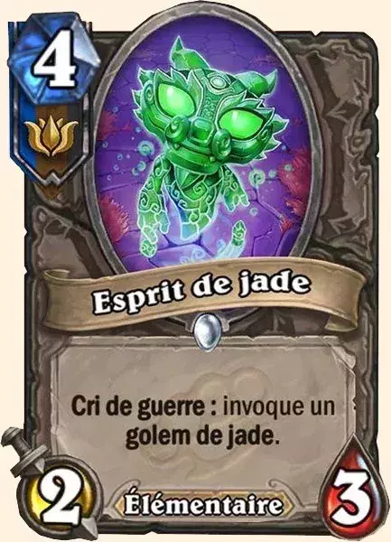 Deck Chaman pour battre le Roi-Liche : 2x Esprit de Jade