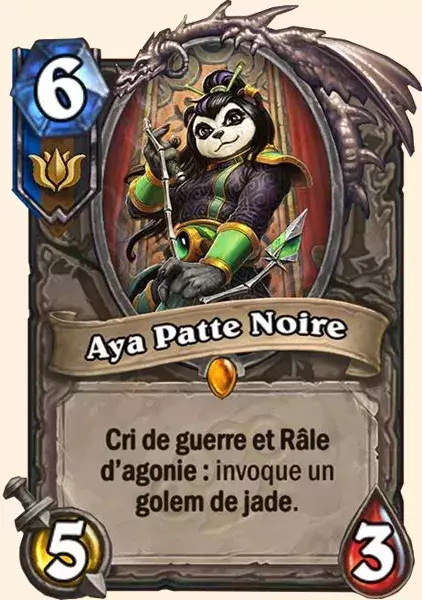 Deck Chaman pour battre le Roi-Liche : Aya Patte Noire