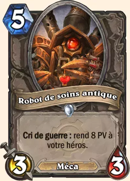 Deck Démoniste pour battre le Roi-Liche : Robot de soins antique