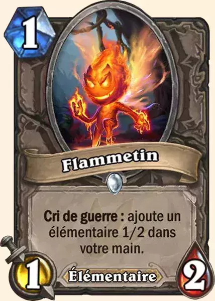 Deck druide pour battre le Roi-Liche : Flammetin