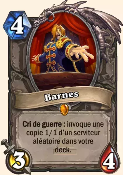 Deck Prêtre pour battre le Roi-Liche : Barnes