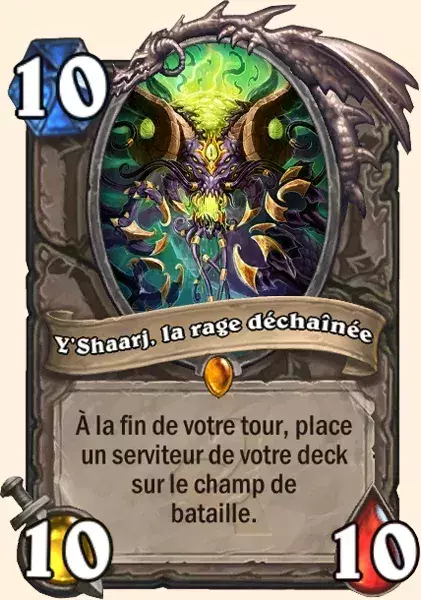 Deck Prêtre pour battre le Roi-Liche : Y'shaarj, la rage déchaînée