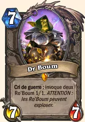 Deck Voleur pour battre le Roi-Liche : Dr Boum