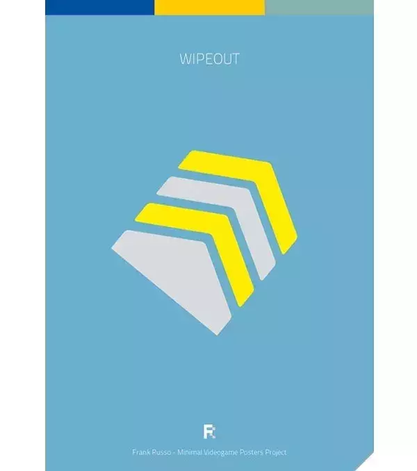 Des affiches gaming minimalistes : Wipeout