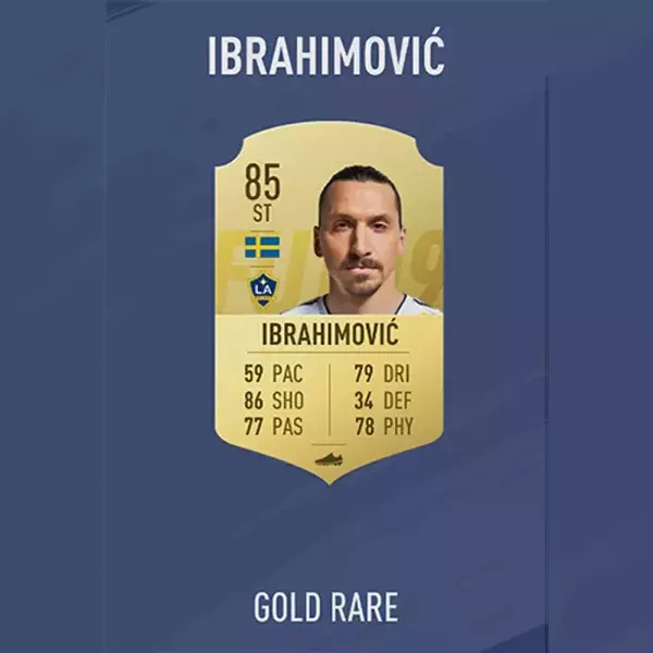 FIFA 19 : joueur 5 étoiles Ibrahimovic