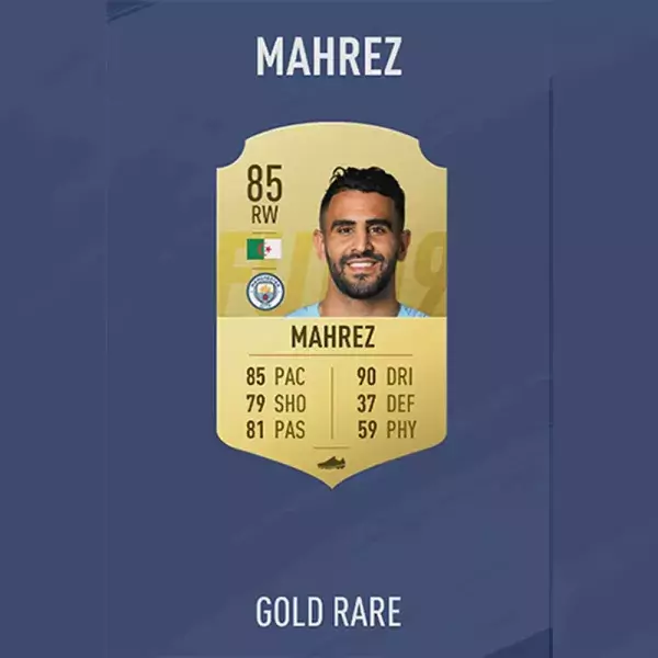 FIFA 19 : joueur 5 étoiles Mahrez