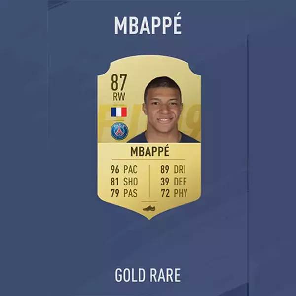 FIFA 19 : joueur 5 étoiles Mbappé