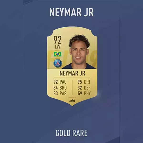 FIFA 19 : joueur 5 étoiles Neymar