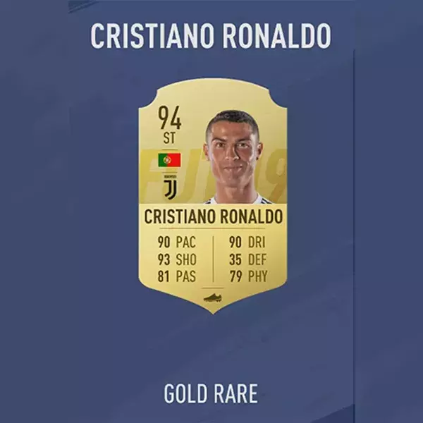 FIFA 19 : joueur 5 étoiles Ronaldo