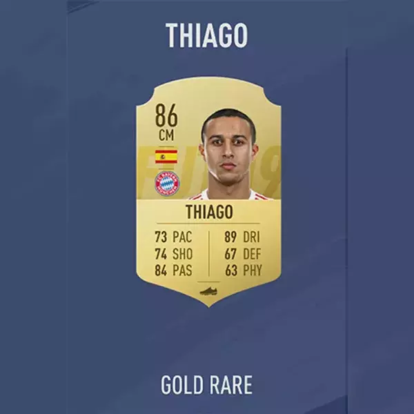 FIFA 19 : joueur 5 étoiles Thiago