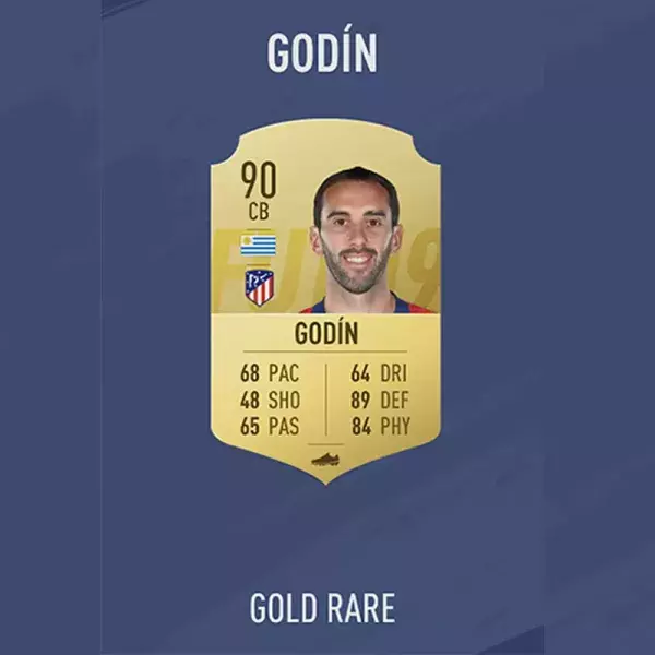 FIFA 19 note joueur : GODIN, 13ème