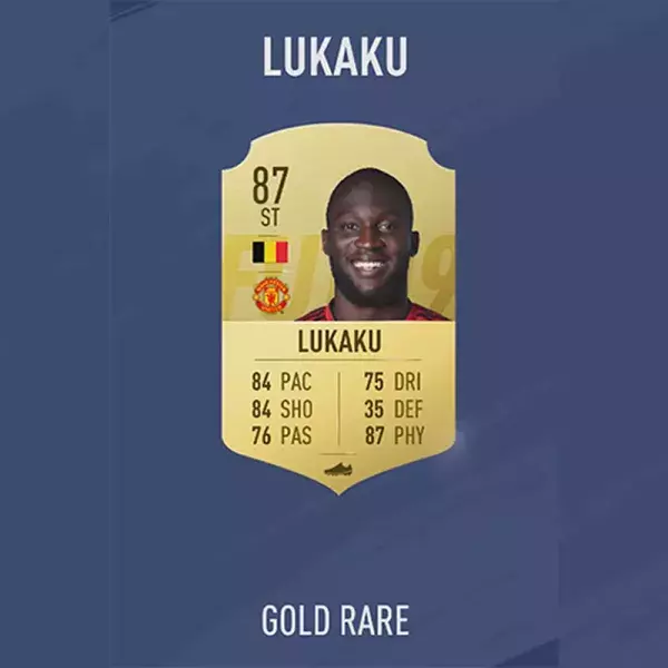 FIFA 19 note joueur : LUKAKU, 45ème