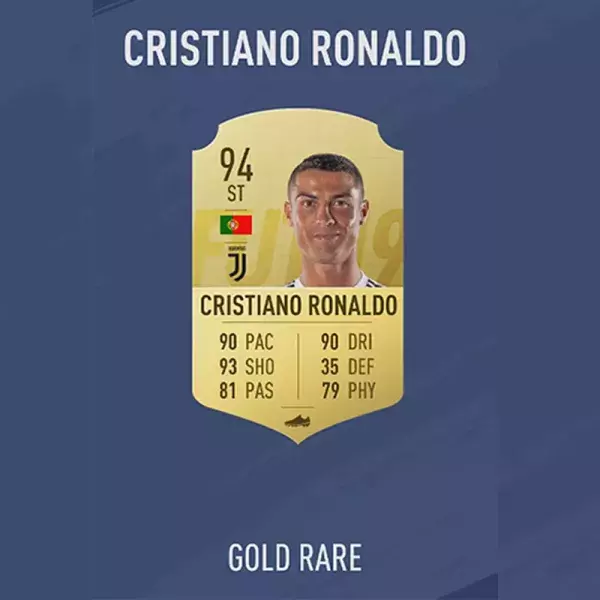 FIFA 19 note joueur : RONALDO, 1er