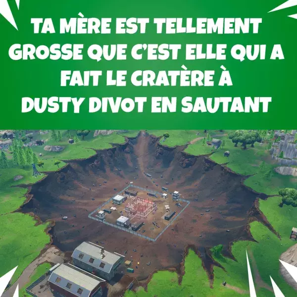 Fortnite : Cratère