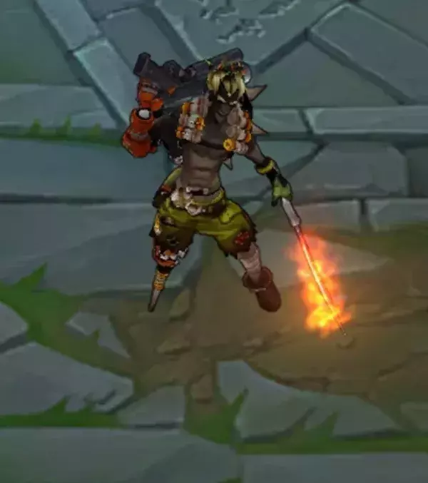 Gangplank avec le skin de Junkrat
