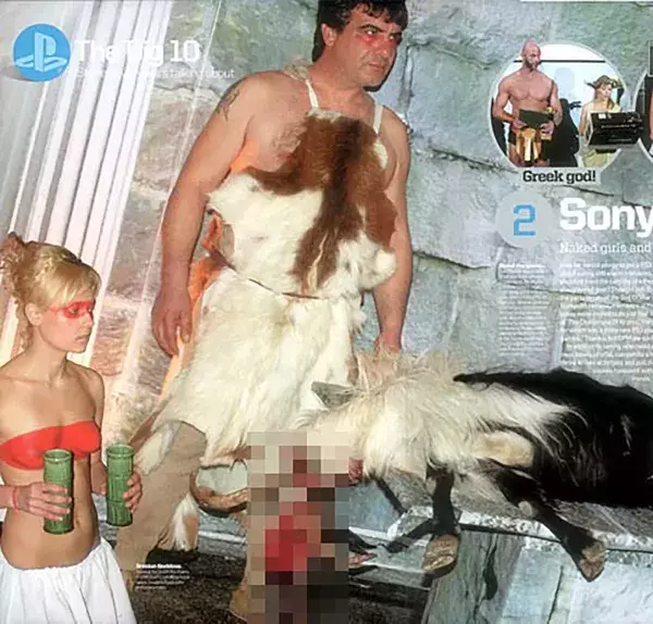 God of War 2 : un sacrifice de vraies chèvres