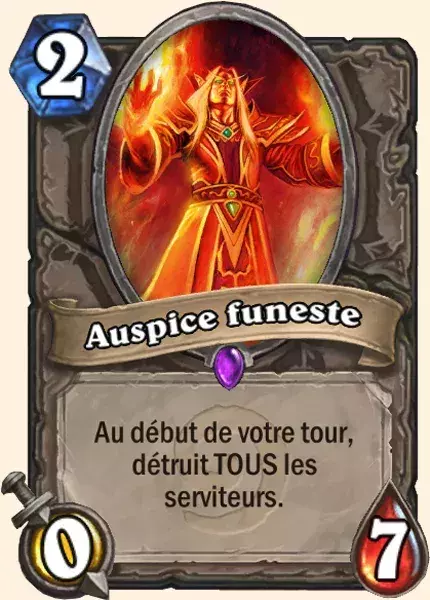 Hearthstone, Armageboum : le deck Démoniste Méc'thun pour monter légende - Auspice funeste