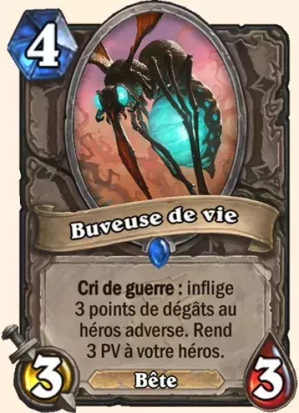 Hearthstone Armageboum : meilleur deck démoniste Buveuse de vies