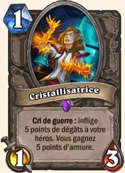 Hearthstone Armageboum : meilleur deck démoniste Cristallisatrice