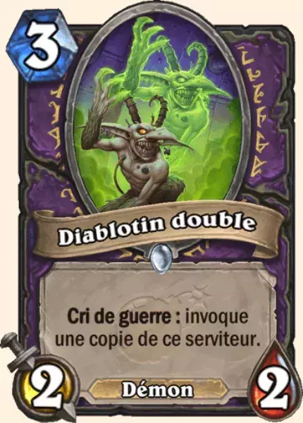 Hearthstone Armageboum : meilleur deck démoniste Diablotin double