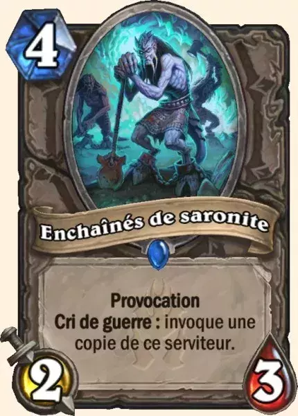 Hearthstone Armageboum : meilleur deck démoniste Enchaînés de saronite