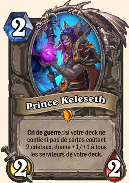 Hearthstone Armageboum : meilleur deck démoniste Prince Keleseth