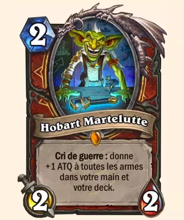 Hearthstone : Hobart est très bon dans les decks aggro