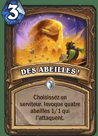 Hearthstone les Aventuriers d'Uldum : Des abeilles !