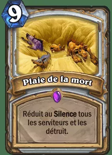 Hearthstone les Aventuriers d'Uldum : Plaie de la mort