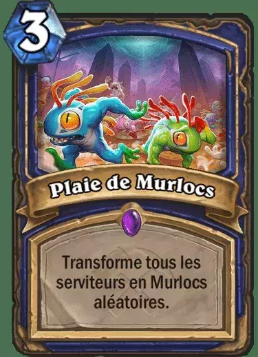 Hearthstone les Aventuriers d'Uldum : Plaie de Murlocs