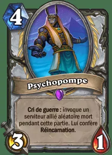 Hearthstone les Aventuriers d'Uldum : Psychopompe