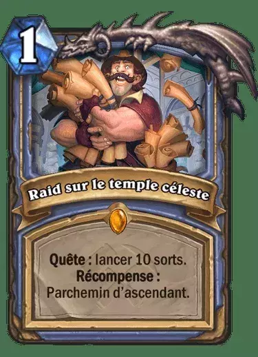 Hearthstone les Aventuriers d'Uldum : Raid sur le temps céleste