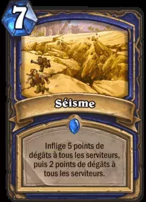 Hearthstone les Aventuriers d'Uldum : Séisme
