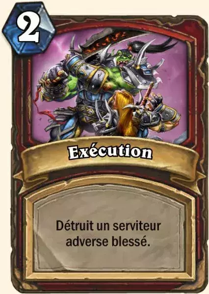 Hearthstone, meilleur deck Guerrier : Exécution x2