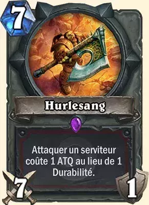 Hearthstone, meilleur deck Guerrier : Hurlesang