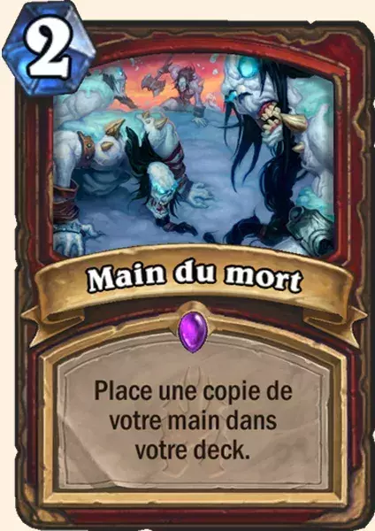 Hearthstone, meilleur deck Guerrier : Main du mort x2