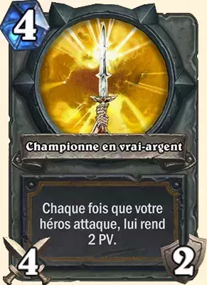 Hearthstone meilleur deck Paladin Armageboum : Championne en vrai-argent