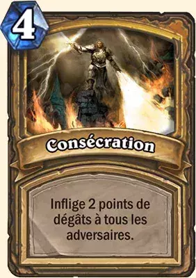 Hearthstone meilleur deck Paladin Armageboum : Consécration