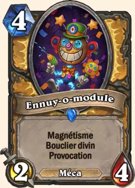 Hearthstone meilleur deck Paladin Armageboum : Ennuy-o-module