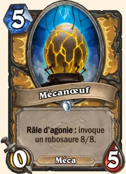 Hearthstone meilleur deck Paladin Armageboum : Mécanoeuf