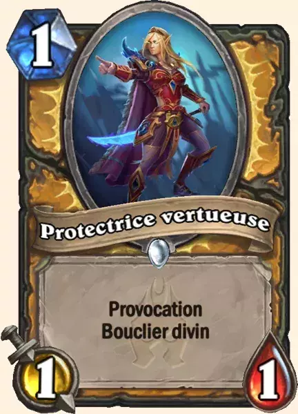 Hearthstone meilleur deck Paladin Armageboum : Protectrice vertueuse